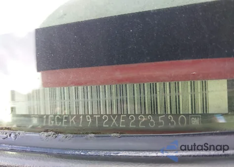 1999 Chevrolet Silverado 1500 Ls from USA, damaged, VIN 1GCEK19T2XE223530